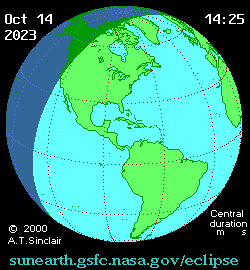 Eclipse Predictions by Fred Espenak, NASA's GSFC, Public domain, via Wikimedia Commons