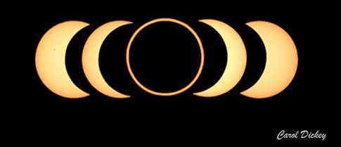 2023 annular eclipse montage