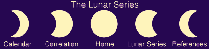 banner logo for lunar series, monthly lunar phases