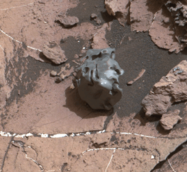 Curiosity Rover fount this meteorite on  Mars