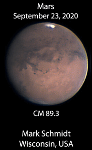 Mark Schmidt's Mars Image September 23, 2020 - CM 83.3