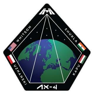 Axiom Space's Ax-4 mission patch